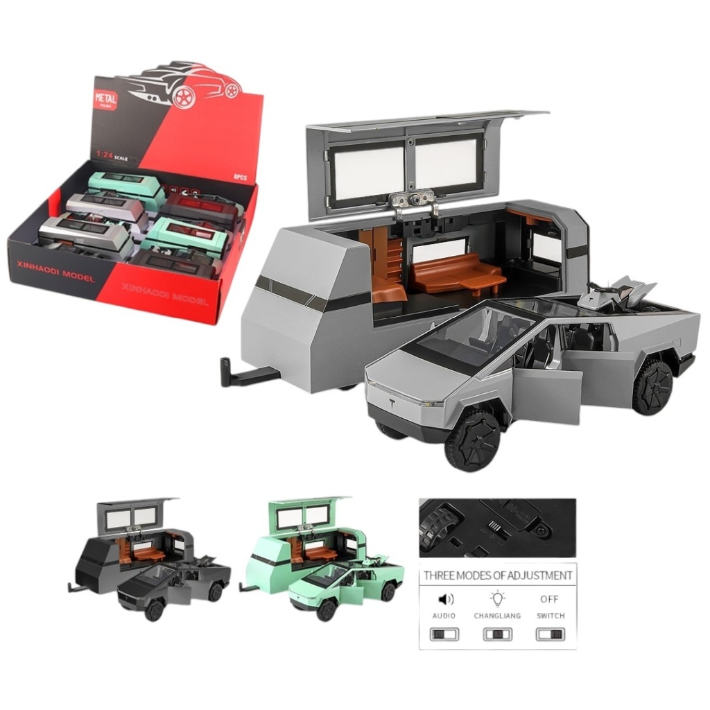 Vardem 1:32 Çek Bırak Işıklı ve Sesli Truck Model Karavan