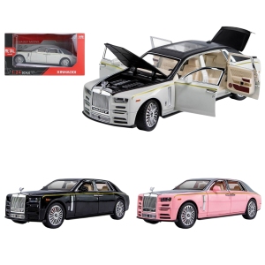 Vardem Kutulu 1:24 Çek Bırak Işıklı ve Sesli RR Model Araba