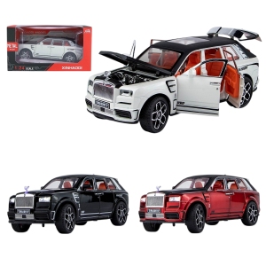 Vardem Kutulu 1:24 Çek Bırak Işıklı ve Sesli RR Model Jeep