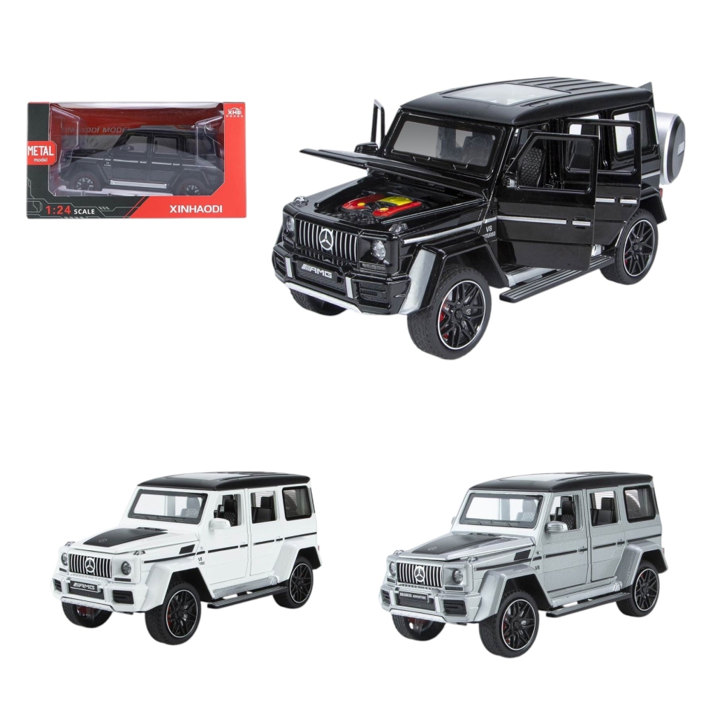Vardem Kutulu Çek Bırak 1:24 Işıklı ve Sesli Kapıları Açılan G Jeep