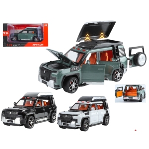 Vardem Kutulu Çek Bırak 1:24 Işıklı Ve Sesli Kapıları Açılan Lr Jeep