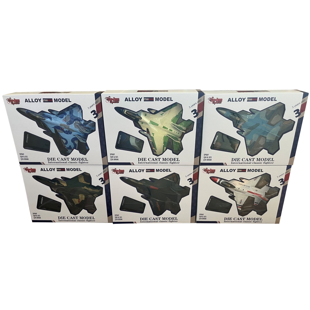 Vardem Kutulu Buhar Atan Çek Bırak Şarjlı Savaş Uçağı