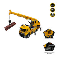 Vardem Çek Bırak Işıklı ve Sesli 1:28 2 Asorti Kamyon Kule Vinç