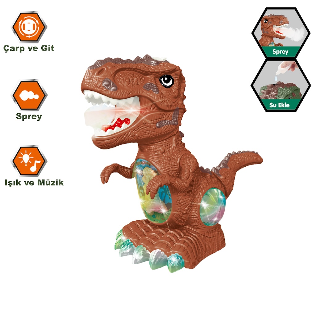 Vardem Işıklı, Müzikli Hareketli Buhar Çıkartan Dinozor