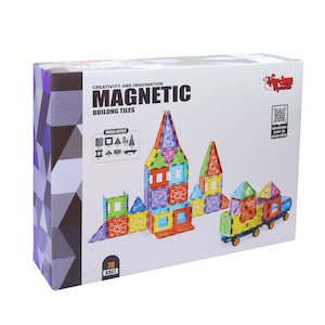 Vardem 78 Parça 7,5 Cm Manyetik Yapı Blokları