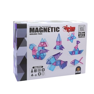 Vardem 70 Parça 7,5 Cm Manyetik Yapı Blokları