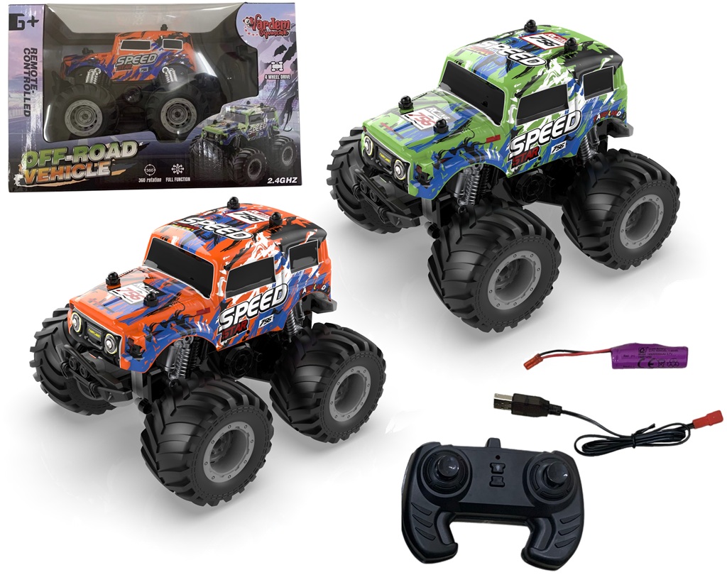 Vardem Uzaktan Kumandalı Full Fonksiyon 1:18 Şarjlı Işıklı 2.4G Off Road Jeep