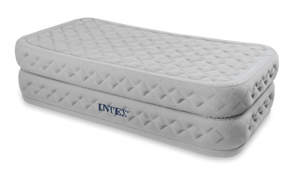 Intex Elektrikli Krem Renkli Çift Katlı Yatak 99x191x51 cm. (136 Kg.)