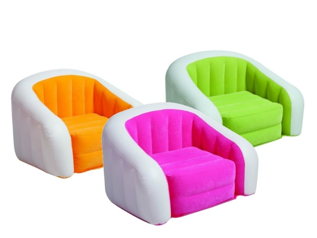 Intex Renkli Şişme Koltuk 97x76x69 cm. .
