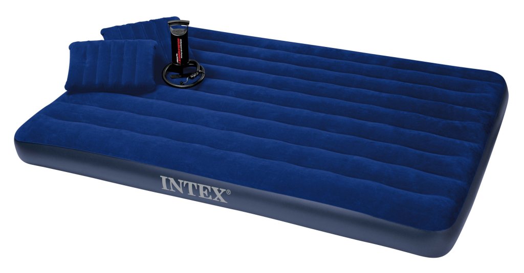 Intex Çift Kişilik Tek Katlı Kamp Yatağı 152x203x22 cm. .