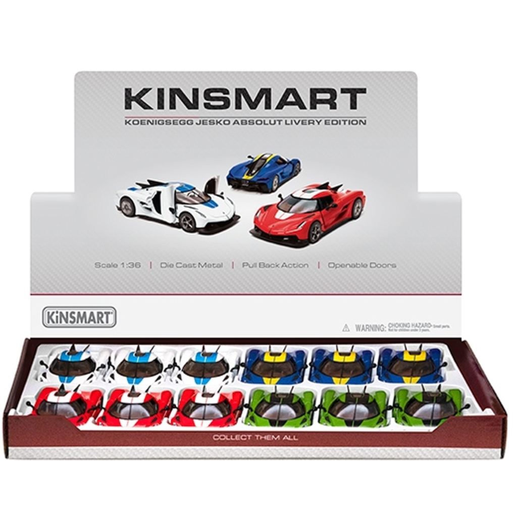 Kinsmart Çek Bırak Koenigsegg Jesko Absolut (Livery)