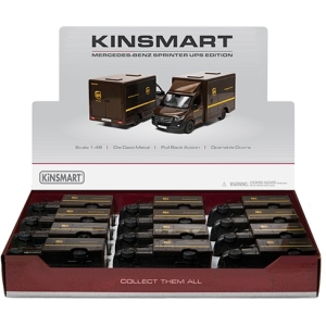 Kinsmart Çek Bırak Mercedes-Benz Sprinter (UPS Edition)