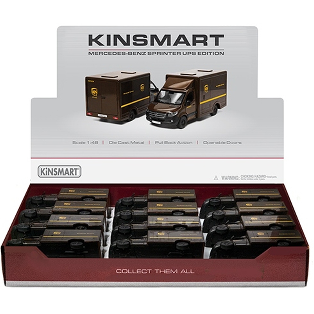 Kinsmart Çek Bırak Mercedes-Benz Sprinter (UPS Edition)