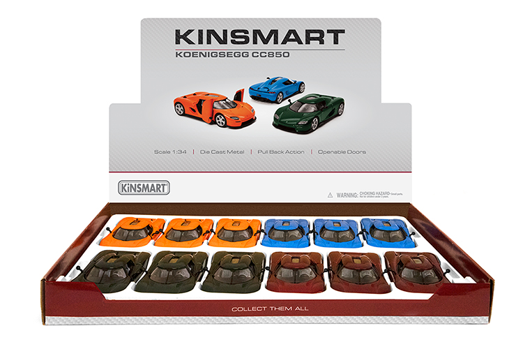 Kinsmart Çek Bırak Koenigsegg CC850