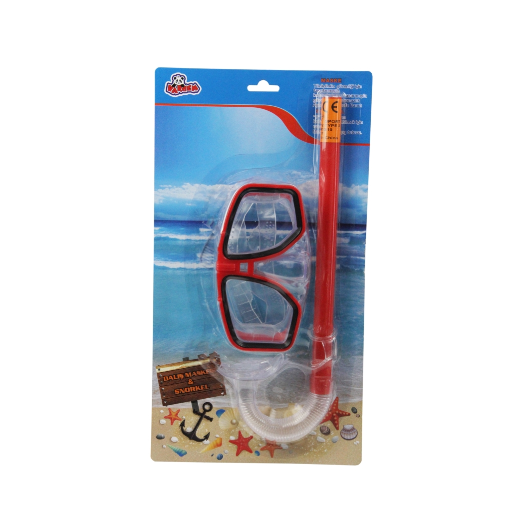Vardem Kartela Yüzücü Maskesi Şnorkel Seti