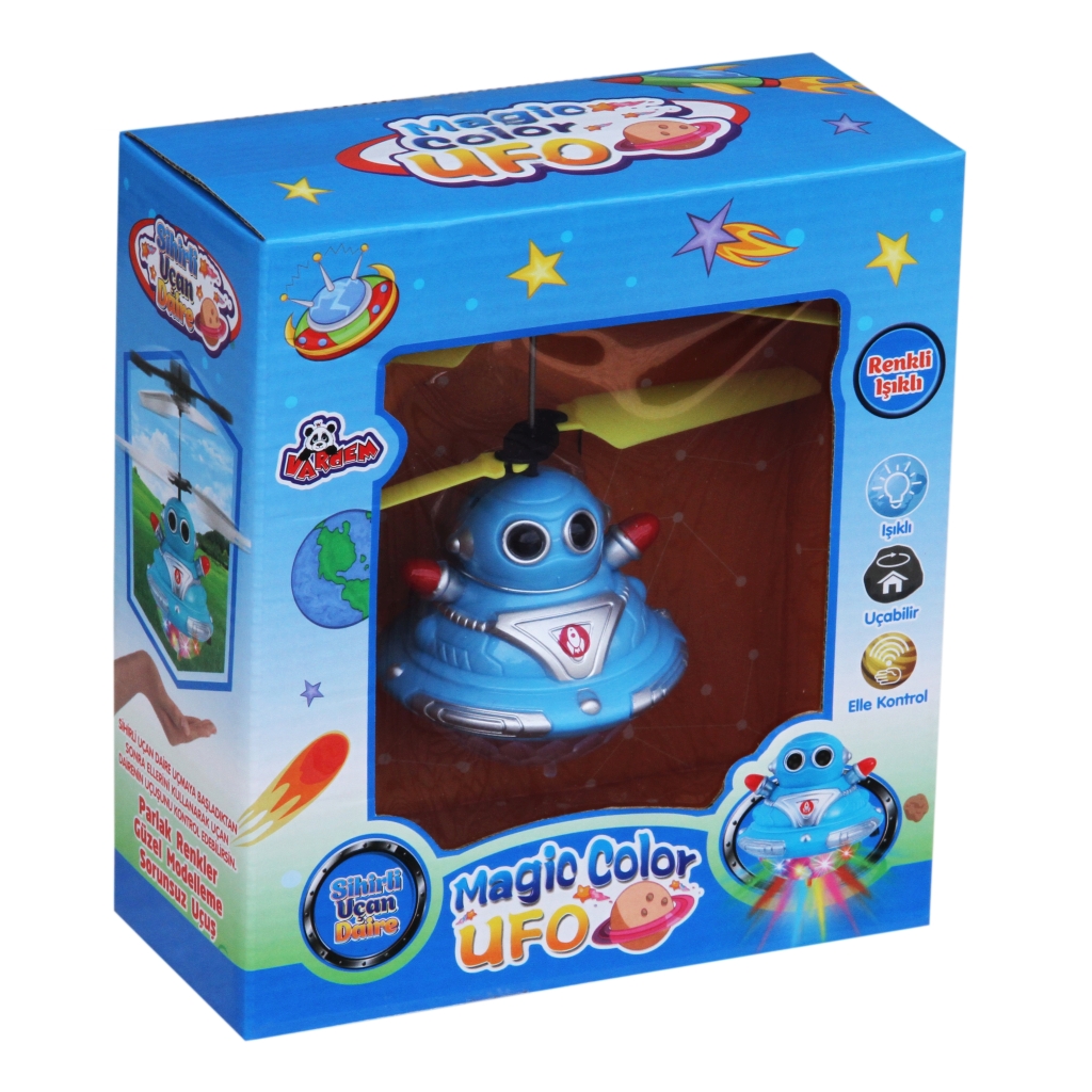 Vardem Kutulu Işıklı Sihirli Uçan Daire (Ufo)