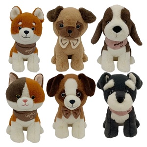 Peluş 6 Asorti 26 Cm Kedi ve Köpek (1 Asorti Kedi & 5 Asorti Köpek)