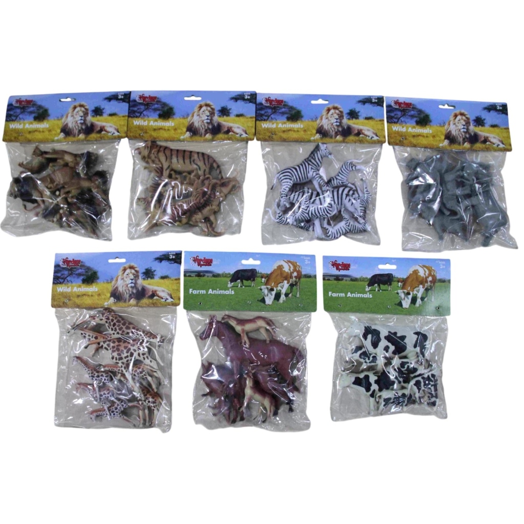 Vardem 7 Parça Aslan, Kaplan, İnek, Zürafa, Fil, At, Zebra