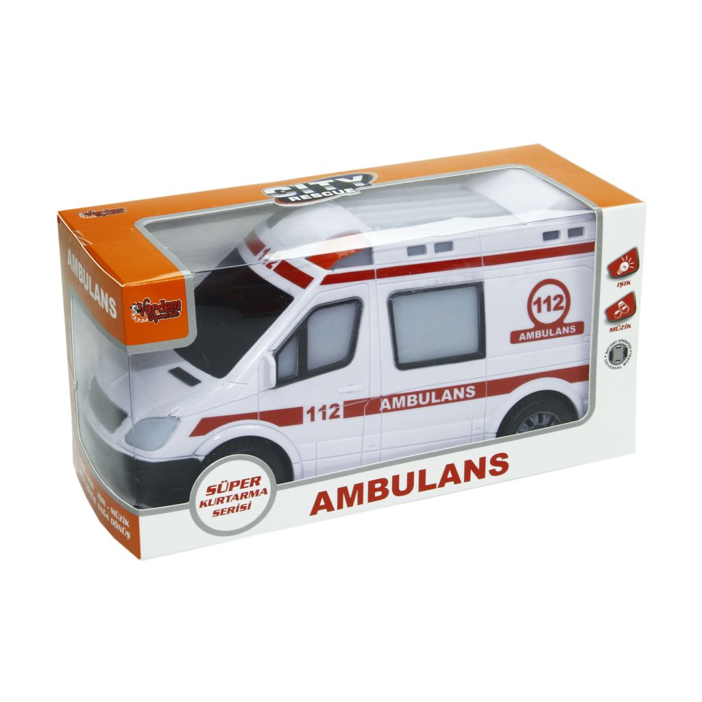 Vardem Kutulu 1:18 Işıklı ve Sesli Çarp Dön Ambulans