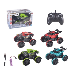 Vardem Uzaktan Kumandalı Full Fonksiyon 2.4G Şarjlı Amfibi Off Road Stunt Araba