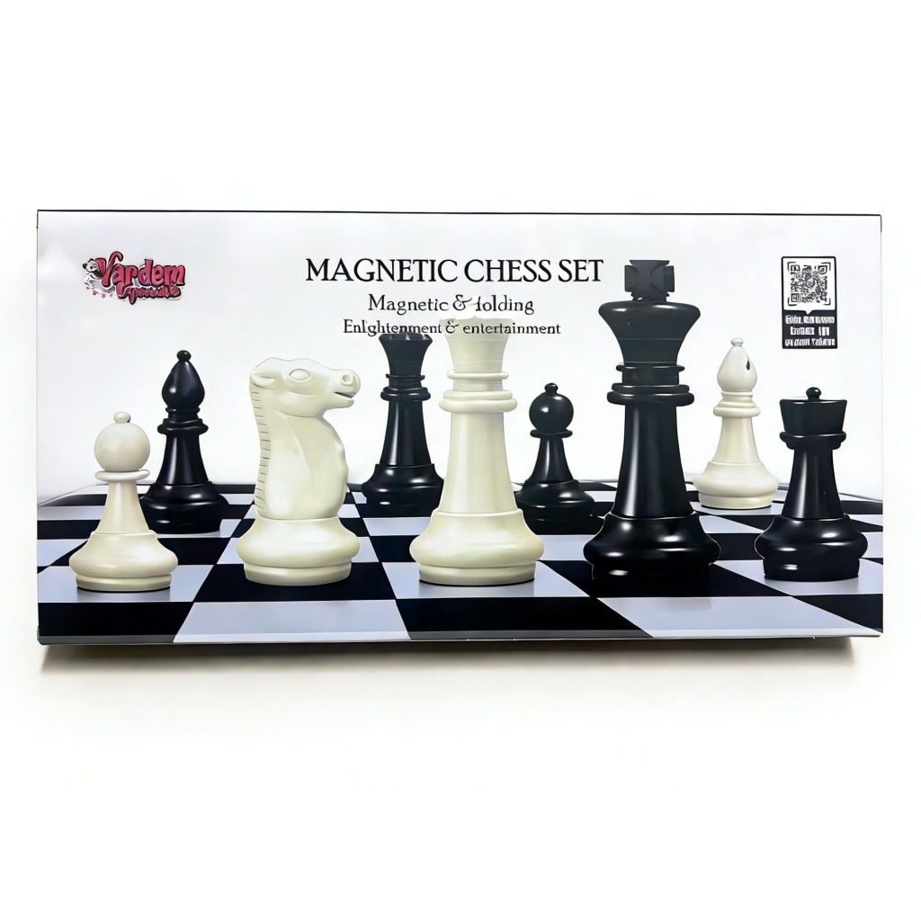 Vardem Mıknatıslı Katlanabilir Kutulu Satranç Seti