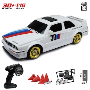 Vardem Uzaktan Kumandalı Full Fonksiyon 1:16 Şarjlı 2.4G 30KM/H 4x4 Retro Drift Araba
